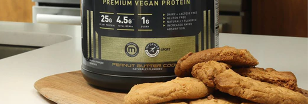Vegan Protein Peanut Butter Cookies