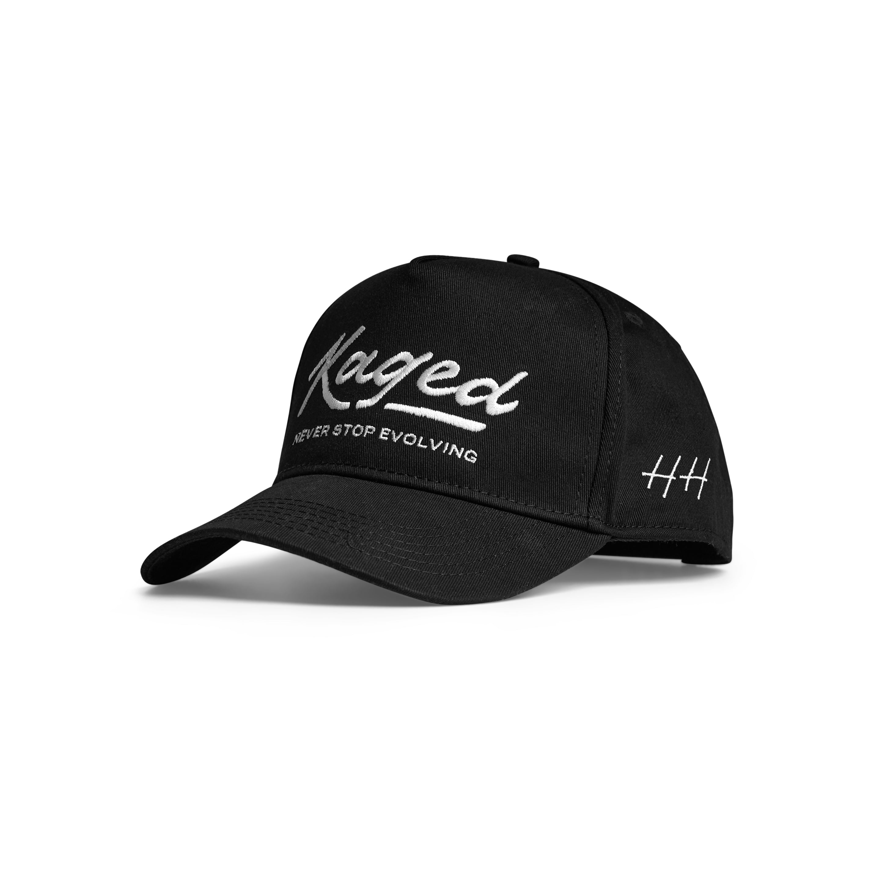 Kaged x Huega House | High-Profile Hat - Black