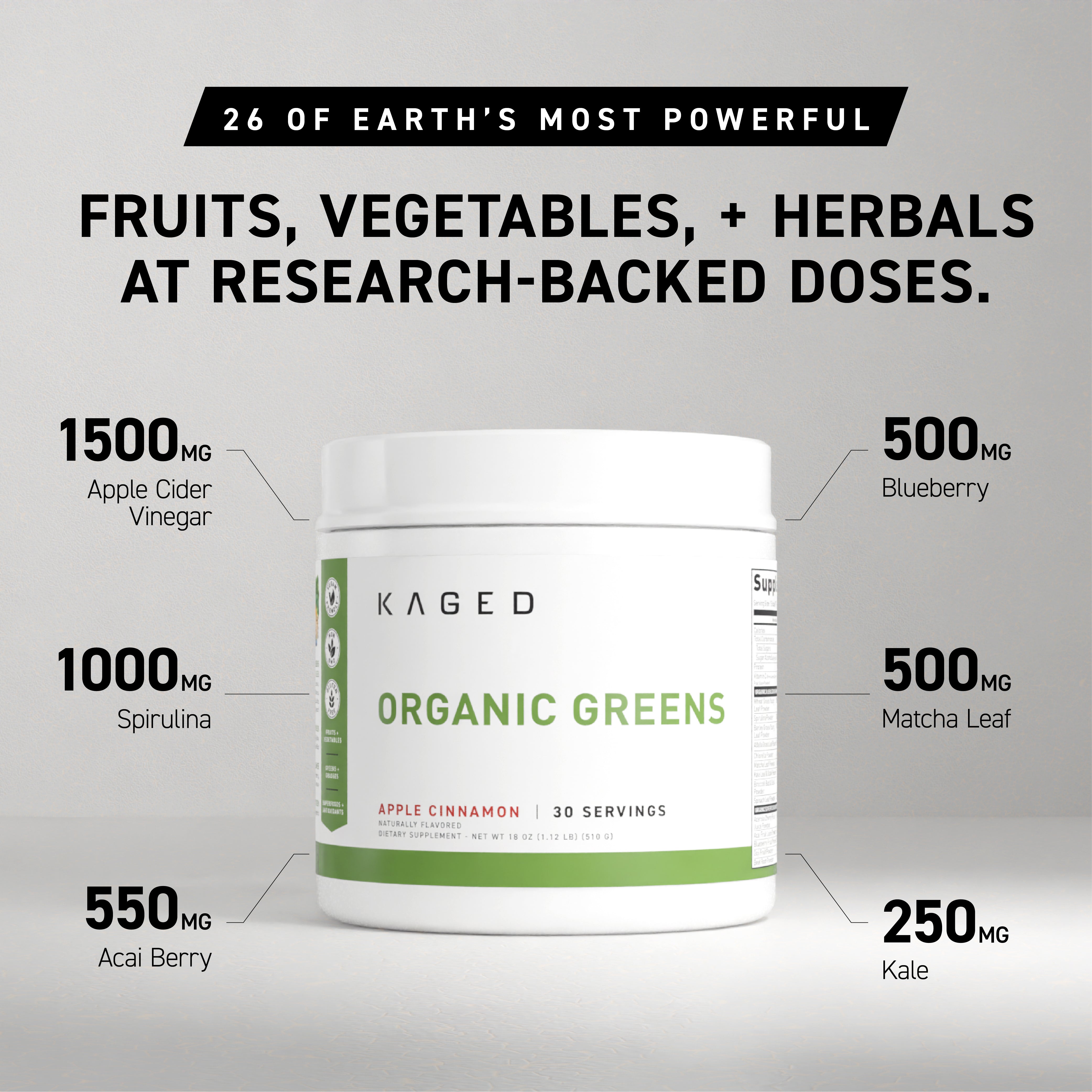 Organic Greens (Outlive 100)