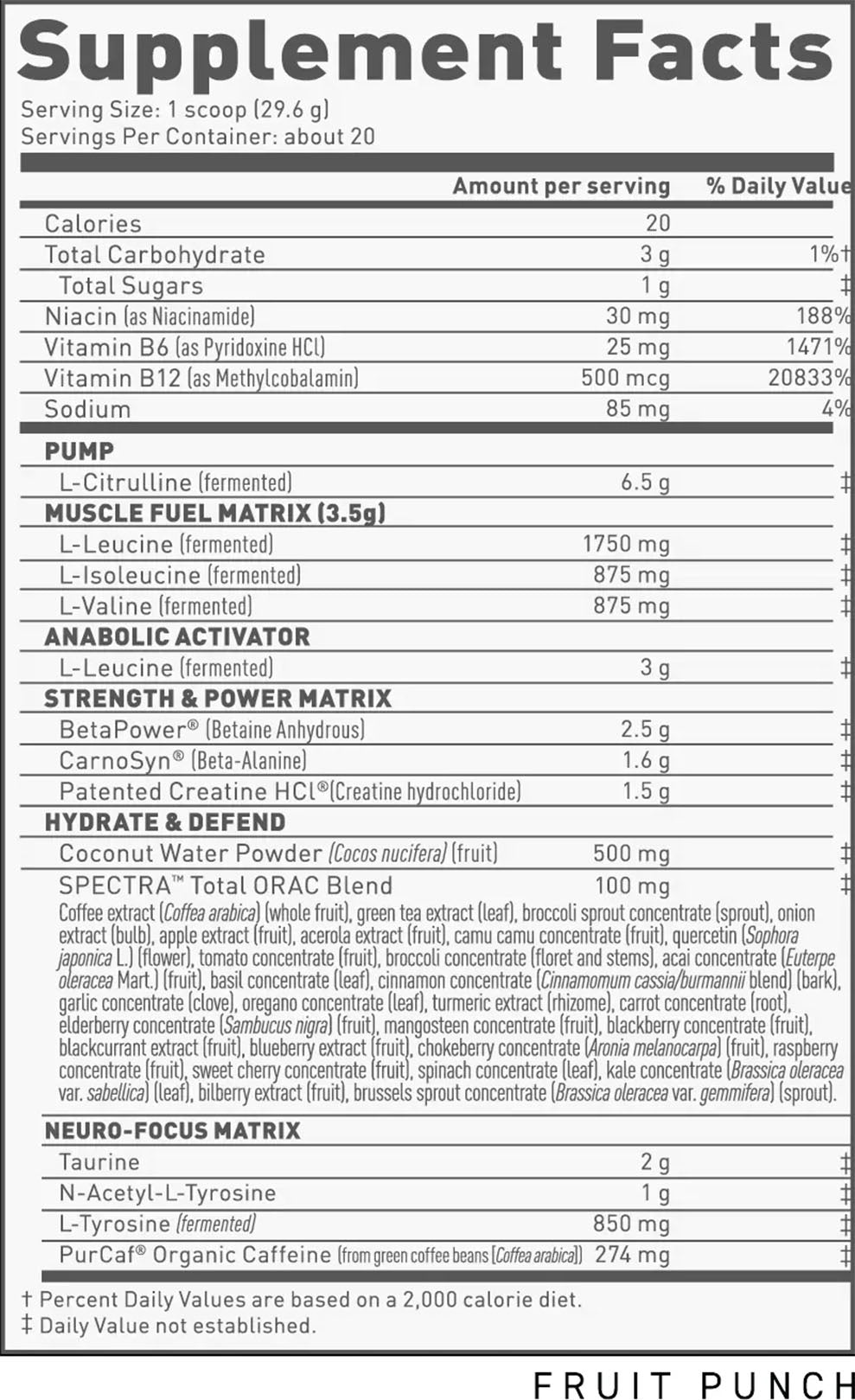 Supplement Facts